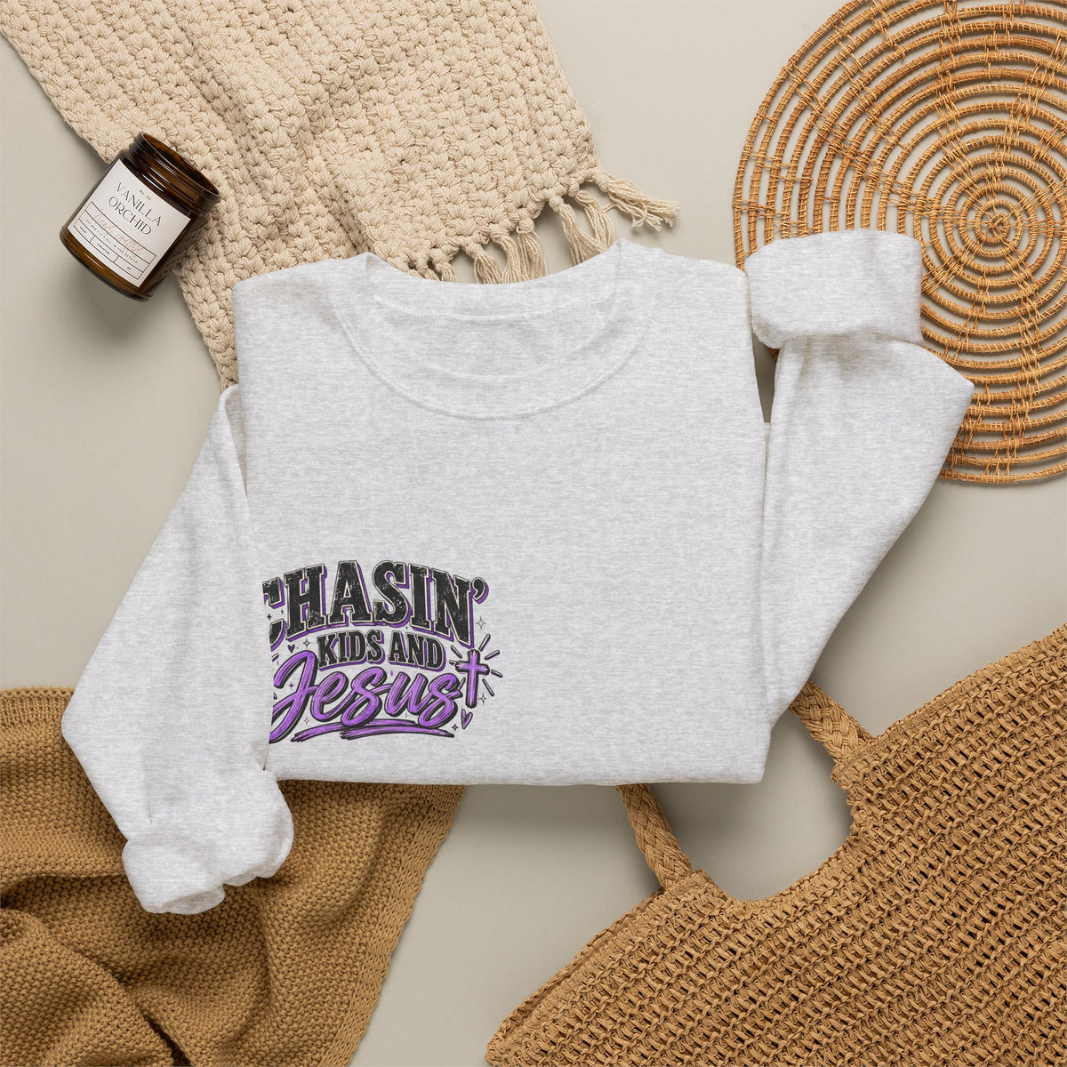 Chasing Kids & Jesus Crewneck