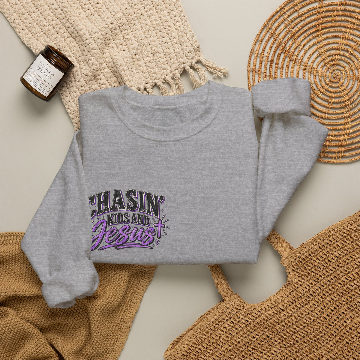 Chasing Kids & Jesus Crewneck
