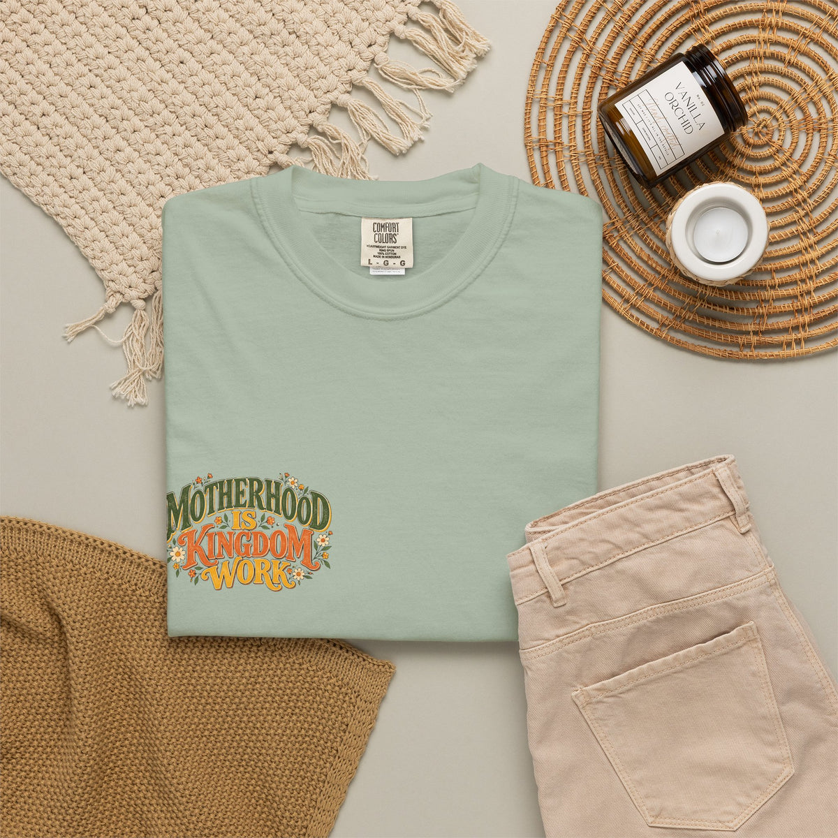 Motherhood Is Kingdom Work Tee