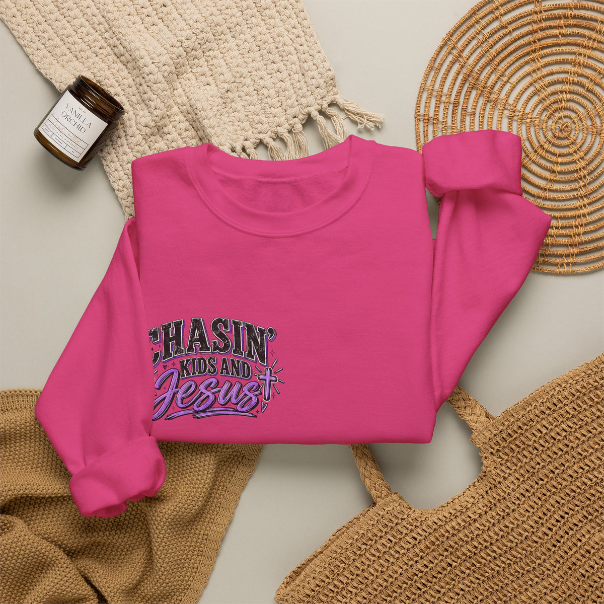 Chasing Kids & Jesus Crewneck