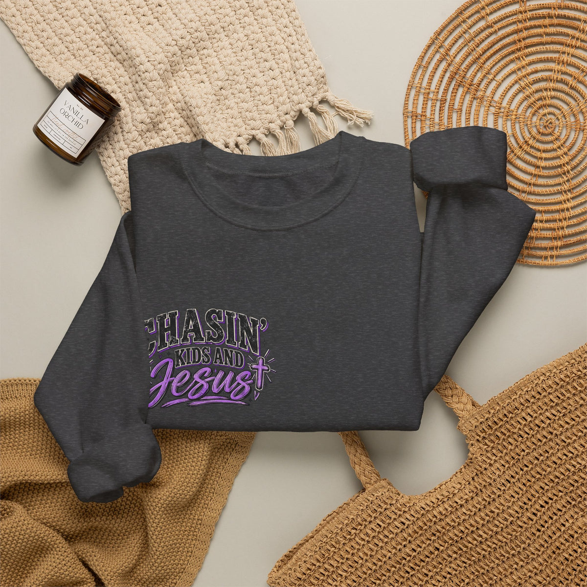 Chasing Kids & Jesus Crewneck