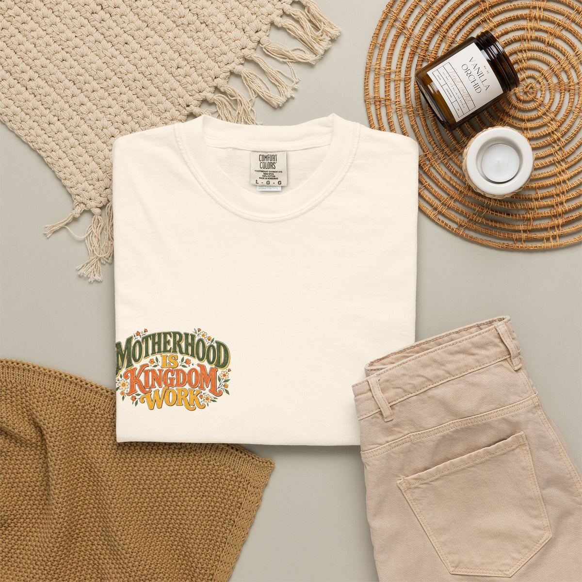 Motherhood Is Kingdom Work Tee