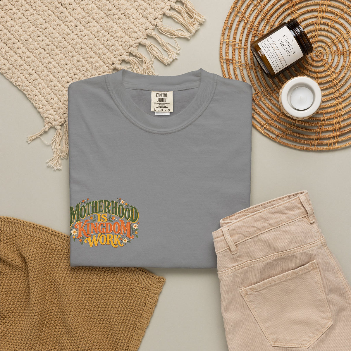 Motherhood Is Kingdom Work Tee