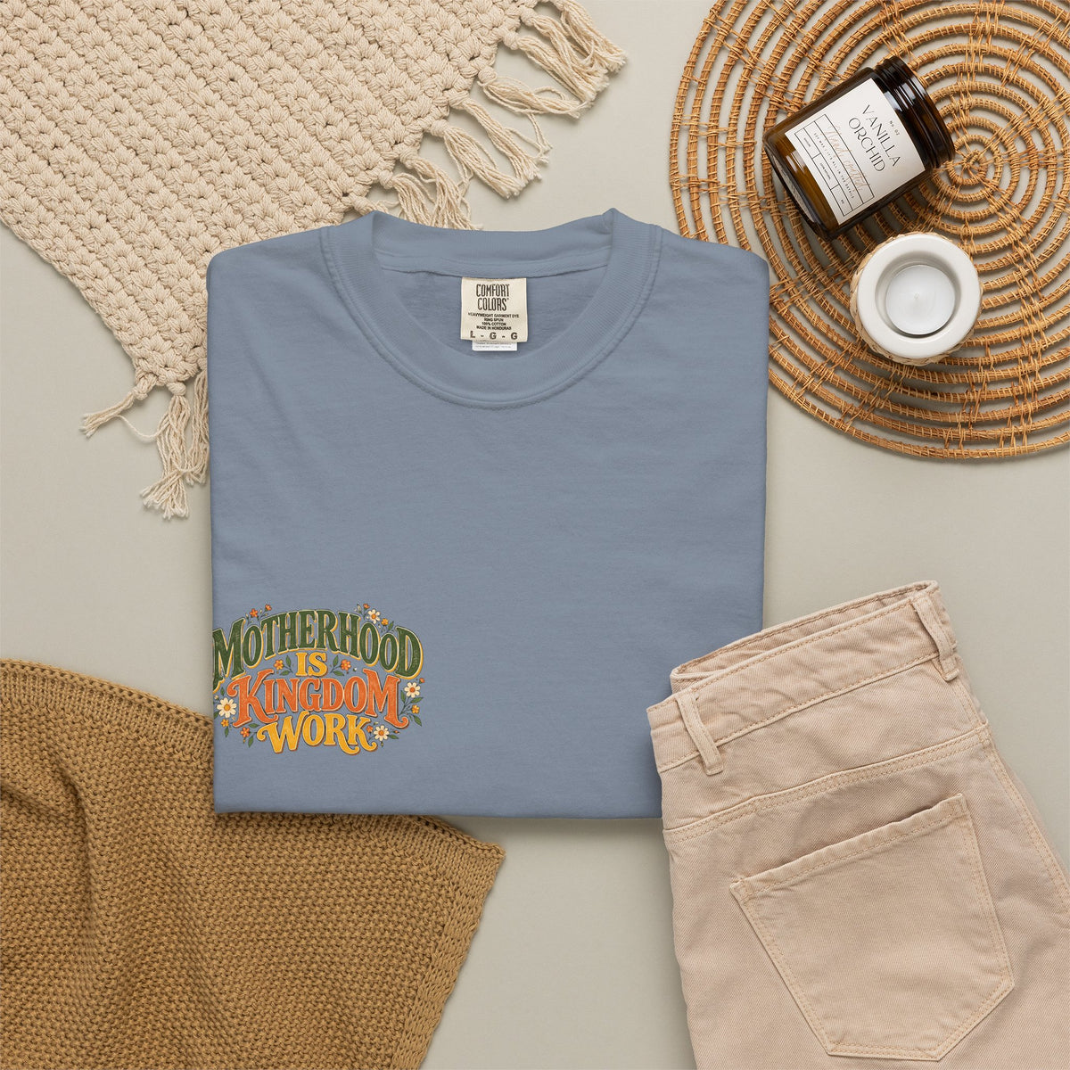 Motherhood Is Kingdom Work Tee