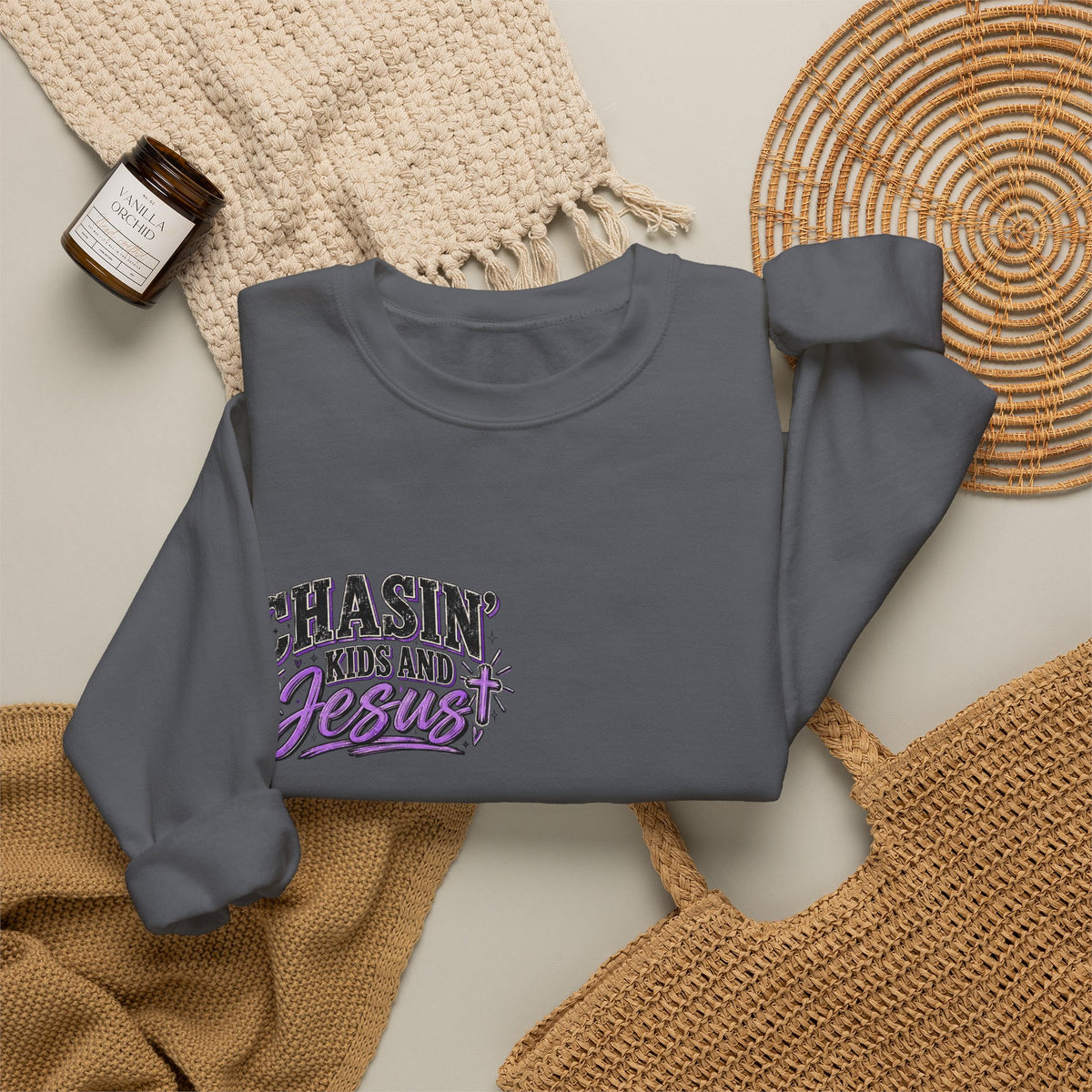 Chasing Kids & Jesus Crewneck