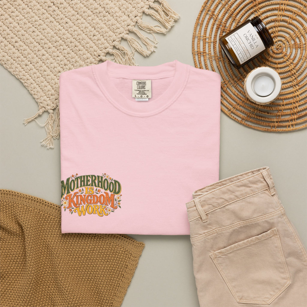 Motherhood Is Kingdom Work Tee