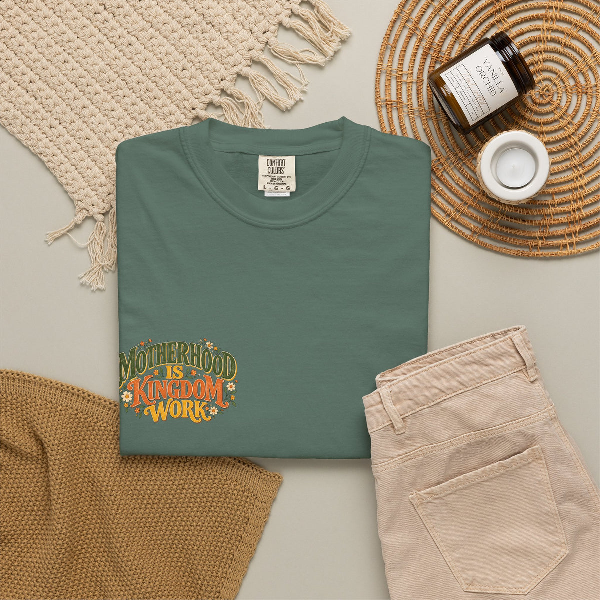 Motherhood Is Kingdom Work Tee