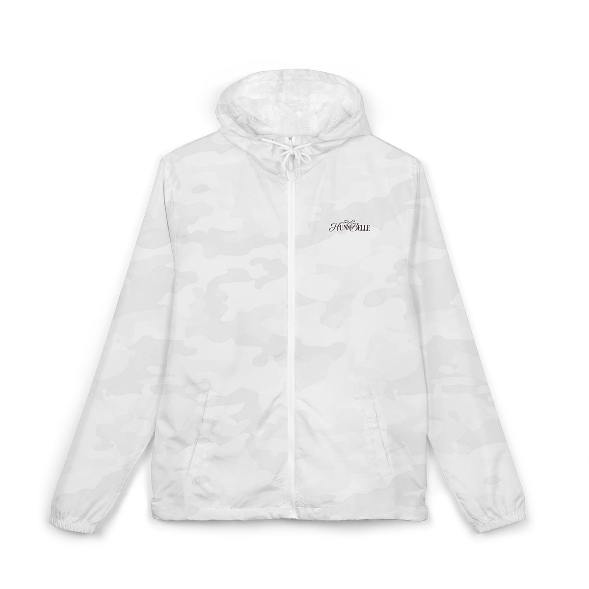 HUNNBELLE White Camo Windbreaker Jacket