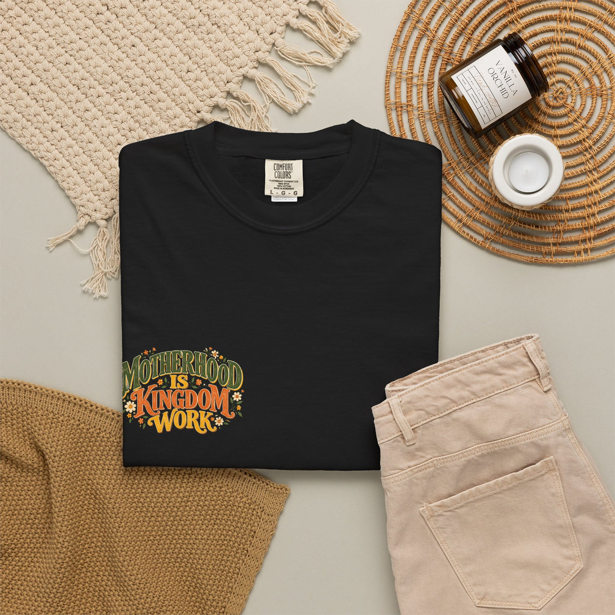 Motherhood Is Kingdom Work Tee