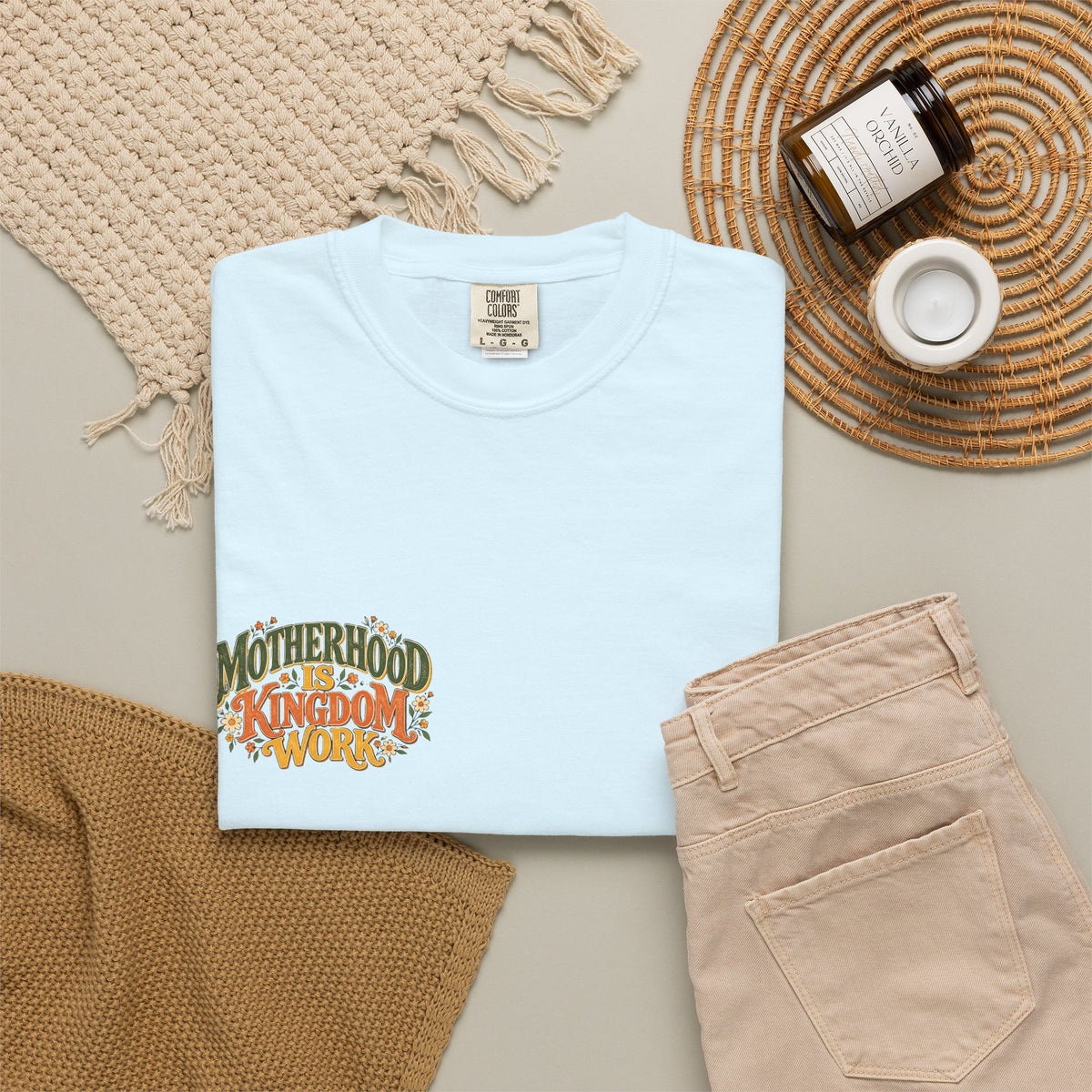 Motherhood Is Kingdom Work Tee