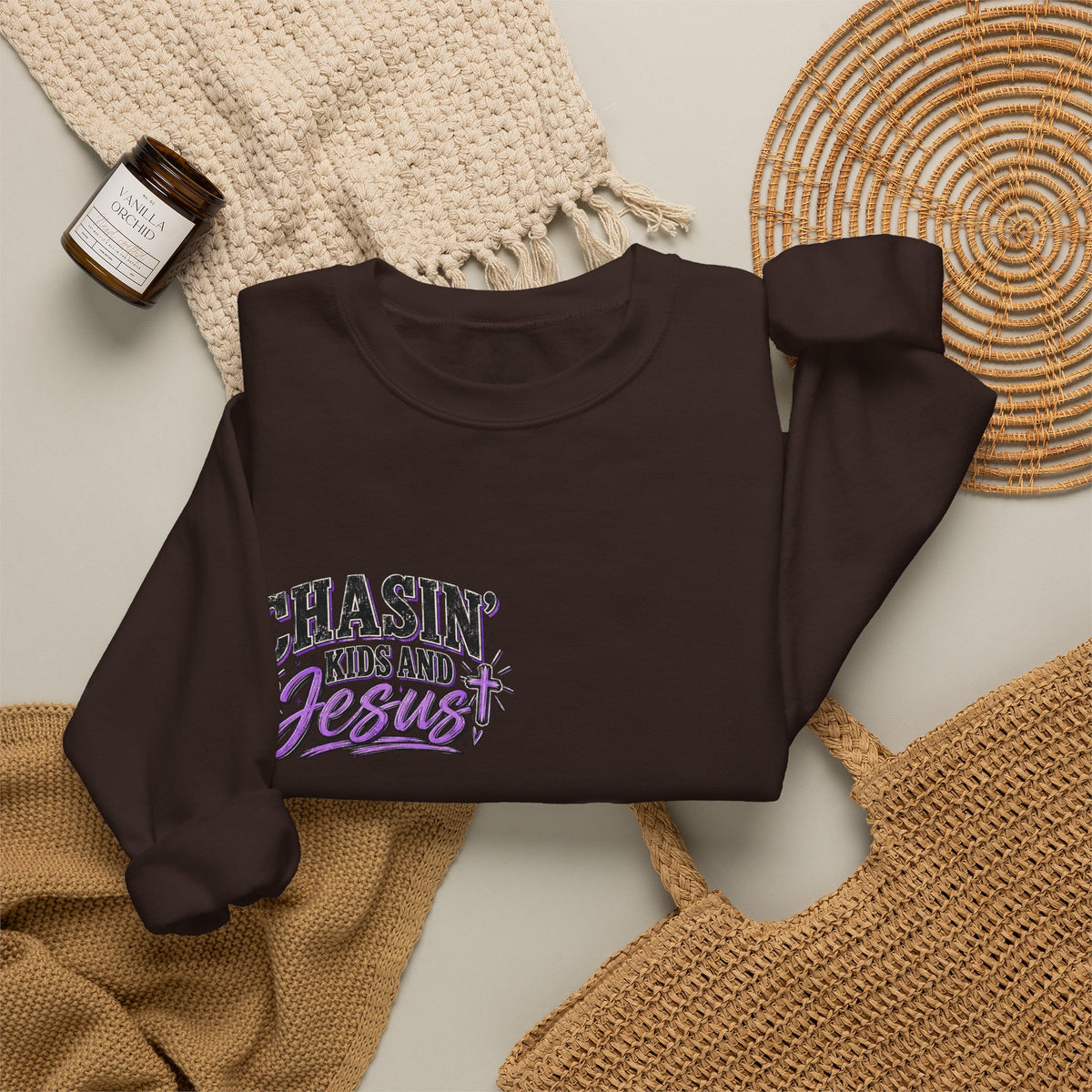 Chasing Kids & Jesus Crewneck